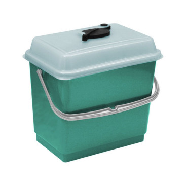 Ведро TTS (4л, для салфеток, 10шт, зеленый)