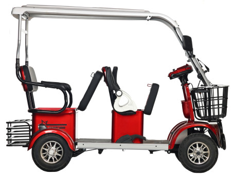 Трицикл электрический Rutrike Gelbert Hara (48/60V, 600W, синий) (0000147-3040)