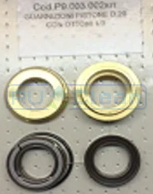 Комплект уплотнений Mazzoni (для насоса MJ/MM, D20мм, с латунью)