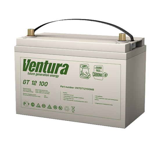 Тяговый аккумулятор Ventura GT 12 100 (12В, 112Ач, AGM)