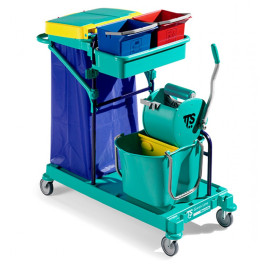 Тележка TTS GREEN 410 с отжимом Тес