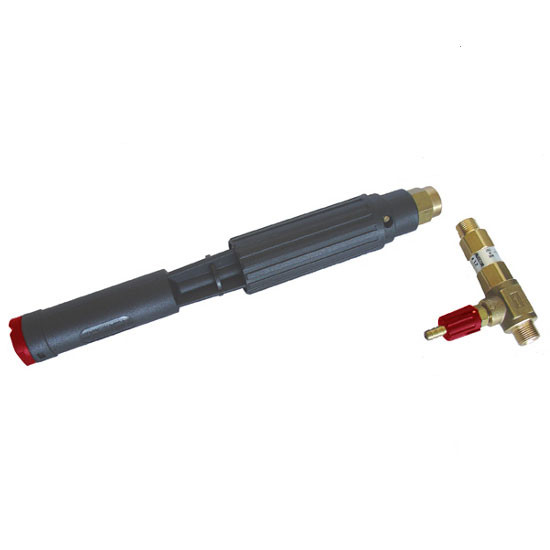 Пенообразующая насадка LS12 (200бар, D=2.1мм, 1/4&quot;г-3/8&quot;ш-ш, 15л/мин, наружный эжектор)