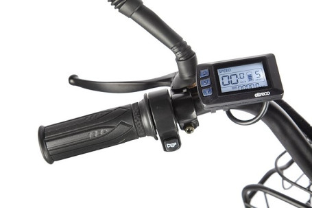 Трицикл электрический Eltreco Porter Fat 500 (черный)