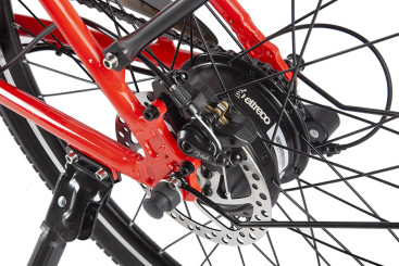 Электровелосипед Eltreco White (бело-зеленый)