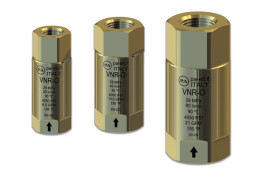 Обратный клапан PA VNR-OHD (3/8"г-3/8"г, 40л/мин, 280бар, лат)
