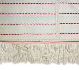 Моп с карманами TTS (100х13см, хлопок, для сухой уборки, белый)