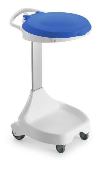 Держатель мешка TTS Smile W-10 (колеса, крышка синяя)