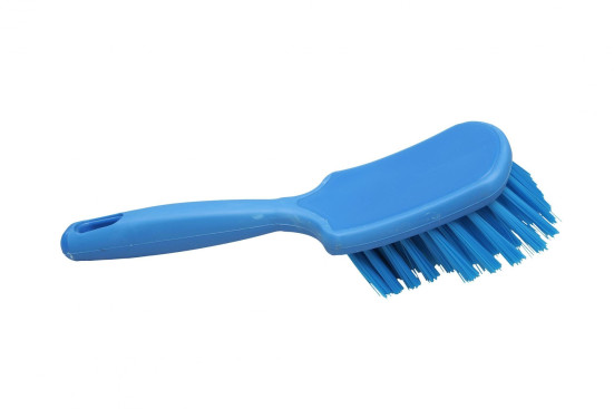 Щетка ручная с обрезиненной ручкой FBK (275х75мм, ворс жесткий, синий) (501542)