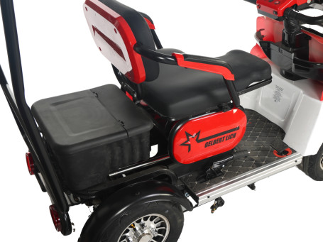 Трицикл электрический Rutrike Gelbert Lich(48/60V, 600W, синий) (0000145-3045)