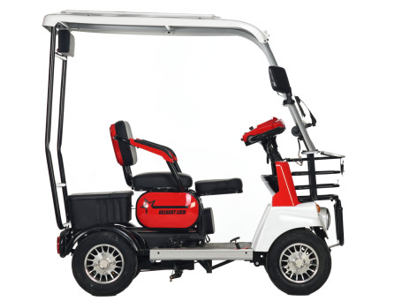 Трицикл электрический Rutrike Gelbert Lich(48/60V, 600W, красный) (0000145-3046)