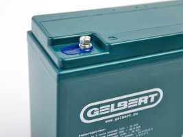 Тяговый аккумулятор Gelbert 6-DZF-20 (12В, 22,5Ач, AGM)