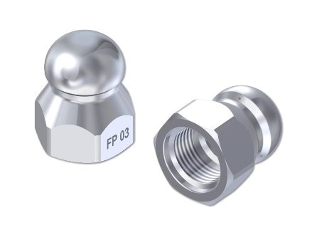 Форсунка каналопромывочная PA ST3 (050, 1/4&quot;г, 3отв, бой назад)