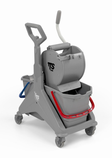 Тележка TTS NICKITA (2х25л, отжим DRY, серый) (00066161EE)