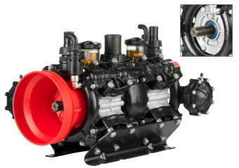 Мембранный насос AR 320 BP TWIN C/C (BlueFlex, 20 бар, 321.2 л/мин, ВОМ 1"⅜)