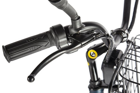 Трицикл электрический Eltreco Porter Fat 700 (серебристый)