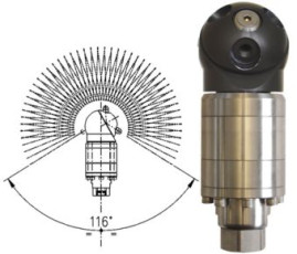 Насадка для мойки емкостей PA A42-R2 (160бар, 30л/мин, гидропривод)