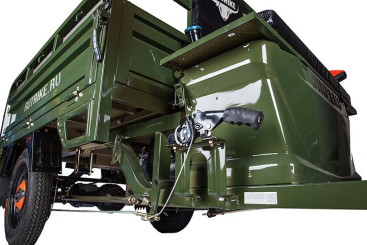 Трицикл электрический Rutrike Гибрид 1500 60V1000W (зеленый)