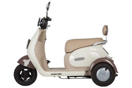 Трицикл электрический Rutrike Gelbert Ogma (48/60V, 650W, серо-голубой) (0000252-3051)