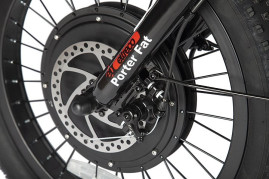 Трицикл электрический Eltreco Porter Fat 700 (темно-синий)