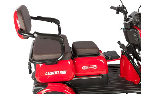 Трицикл электрический Rutrike Gelbert Sun (48/60V, 650W, черный) (0000271-3056)