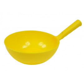 Ковш круглый Haug Bursten (1,5л, литой, желтый)