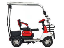 Трицикл электрический Rutrike Gelbert Lich 48V/60V 600Вт (красный)