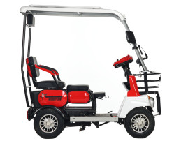 Трицикл электрический Rutrike Gelbert Lich 48V/60V 600Вт (красный)