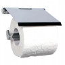 Держатель для туалетной бумаги Nofer Santorini (с крышкой, хром)