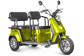 Трицикл электрический Rutrike Топик (желтый)