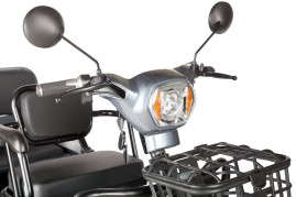 Трицикл электрический Rutrike Gelbert Tuban 48V/60V 600Вт (красный)