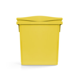 Ведро TTS (4л, прямоугольн, полипропилен, желтый)