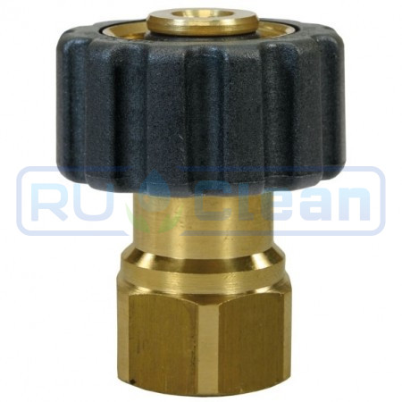 Переходник М22х1.5г-1/4&quot;г (280бар, лат, удлин) TOR