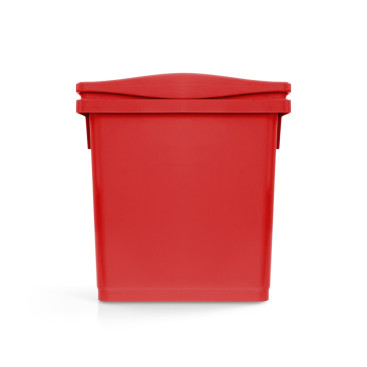 Ведро TTS (4л, прямоугольн, полипропилен, красный)