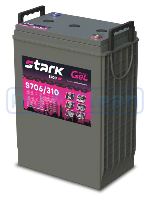 Тяговый аккумулятор Stark S706/310 (6В, 290Ач, GEL)