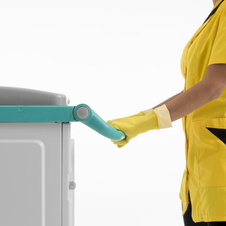 Тележка TTS Magic System 760G (ручка, 2х20л, 4х4л, закр. 2 выдв. ящик, держ. мешка 150л)