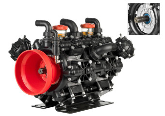 Мембранный насос AR 560 BP TWIN C/C (BlueFlex, 20 бар, 543.2 л/мин, ВОМ 1"⅜)