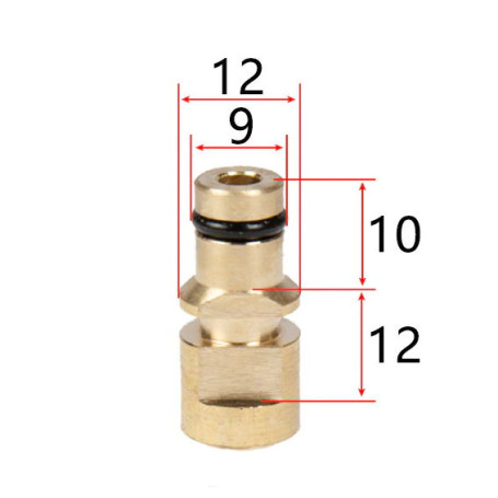 Шланг высокого давления DN06 (12м, М22х1.5г-штуцер Karcher New, 200бар) TOR-M