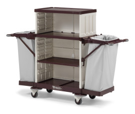 Тележка TTS MagicArt 27 Safety (открытая, 2 держ. мешка, белый)