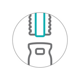 Держатель TTS (для шубки, Т-образный поворотный, пластик, 45см, зеленый)