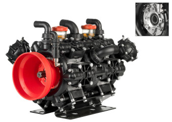 Мембранный насос AR 560 BP TWIN C/F (NBR, 20 бар, 543.2 л/мин, ВОМ 1"⅜-полый вал 32 мм)