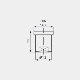 Форсунка 25055 (мундштук Karcher, AISI 416) PNR