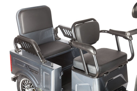 Трицикл электрический Rutrike Gelbert Tuban (48/60V, 600W, белый) (0000134-3063)