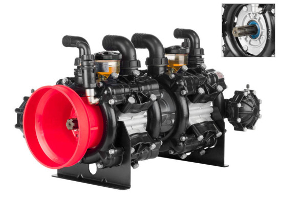 Мембранный насос AR 320 BP TWIN TOP C/C (BlueFlex, 20 бар, 321.2 л/мин, ВОМ 1&quot;⅜)