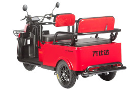 Трицикл электрический Wanshida LC-F200 60V 1000Вт (красный)