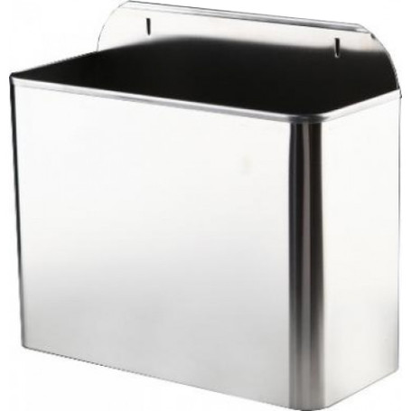 Контейнер для мусора Nofer настенный (11л, нерж., хром)