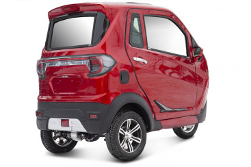 Трицикл электрический Rutrike Кабина (красный)