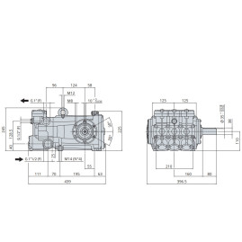 Насос высокого давления Annovi Reverberi RTD 160.130 N (130бар, 160л/мин)