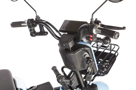 Трицикл электрический Rutrike Gelbert Vega (48/60V, 600W, красный) (0000136-3066)