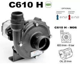 Насос центробежный Comet  C610H-M11 (11.8 бар, 655 л/мин, с гидромотором)