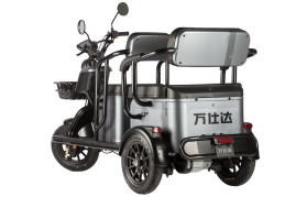 Трицикл электрический Wanshida UM+ 60V 1000Вт (красный)